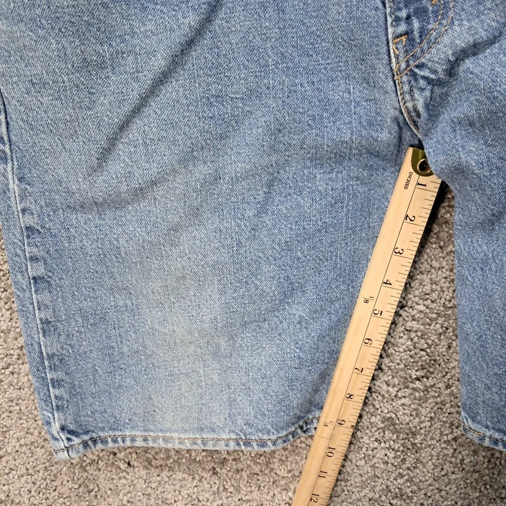 Levis 505 Regular Fit Mens Denim Shorts Light Wash Blue W36 7047